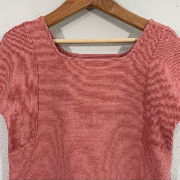 Madewell Ottoman Jaquard Square Neck Top - Picture 4 of 13